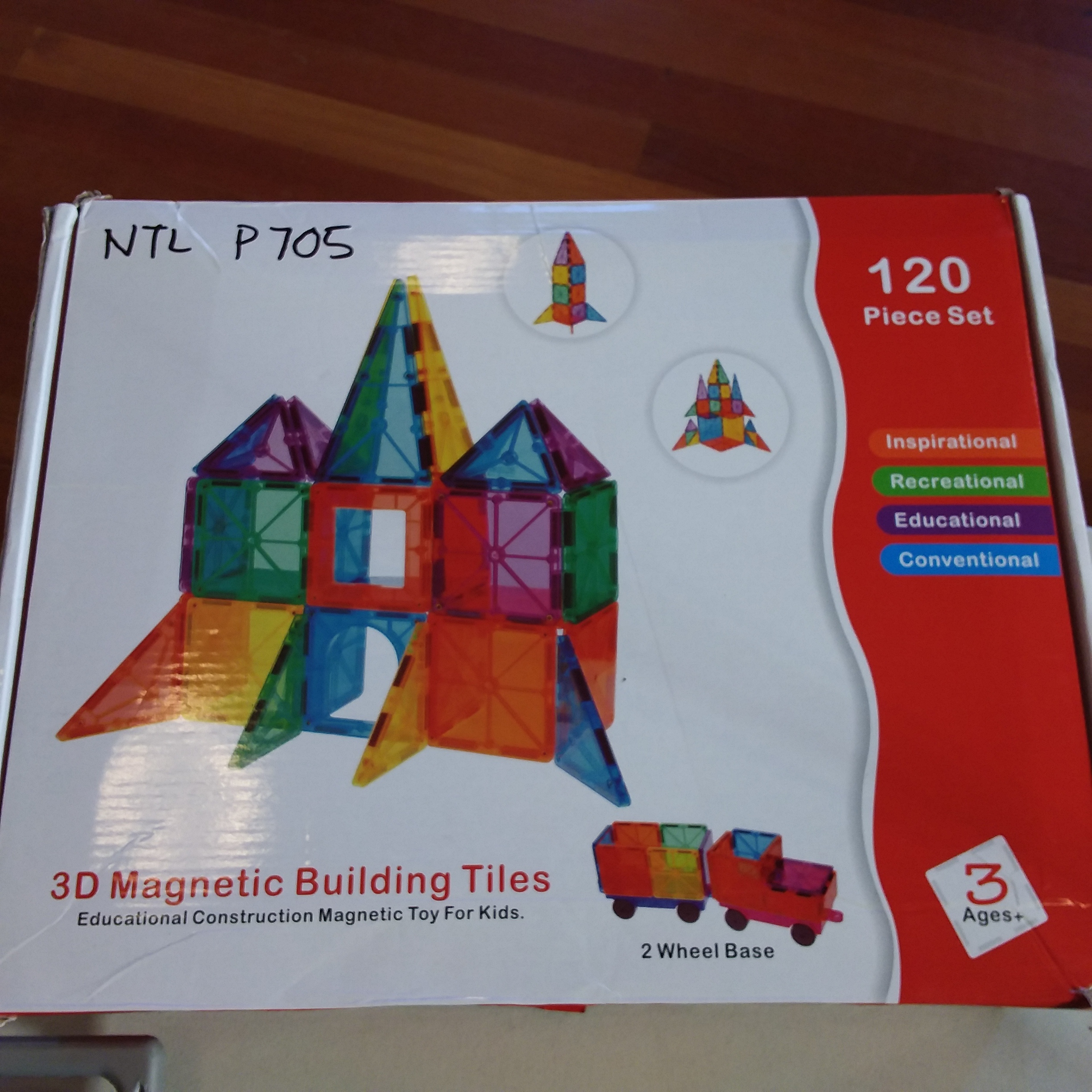 3D Magnetic Building Tiles